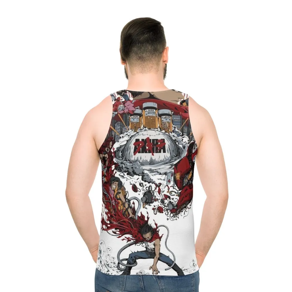 Akira Iii Unisex Anime Tank Top | Sci-Fi Vintage Apparel