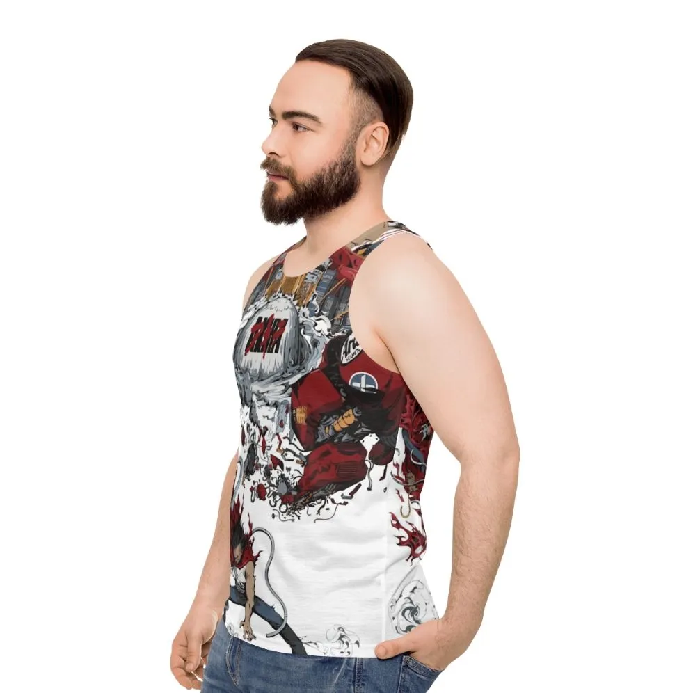 Akira Iii Unisex Anime Tank Top | Sci-Fi Vintage Apparel