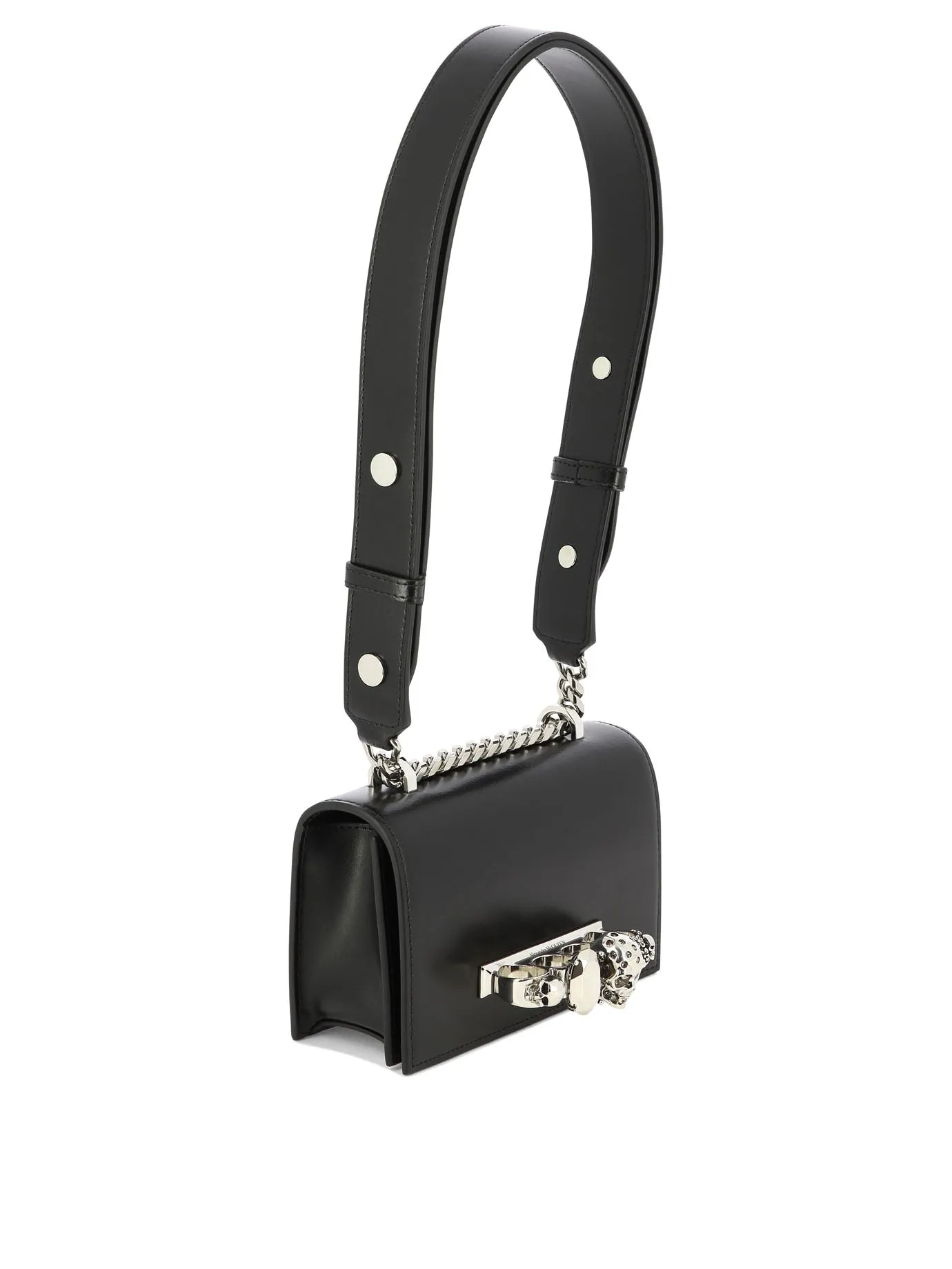 ALEXANDER MCQUEEN The Biker Mini Jewelled Crossbody Handbag