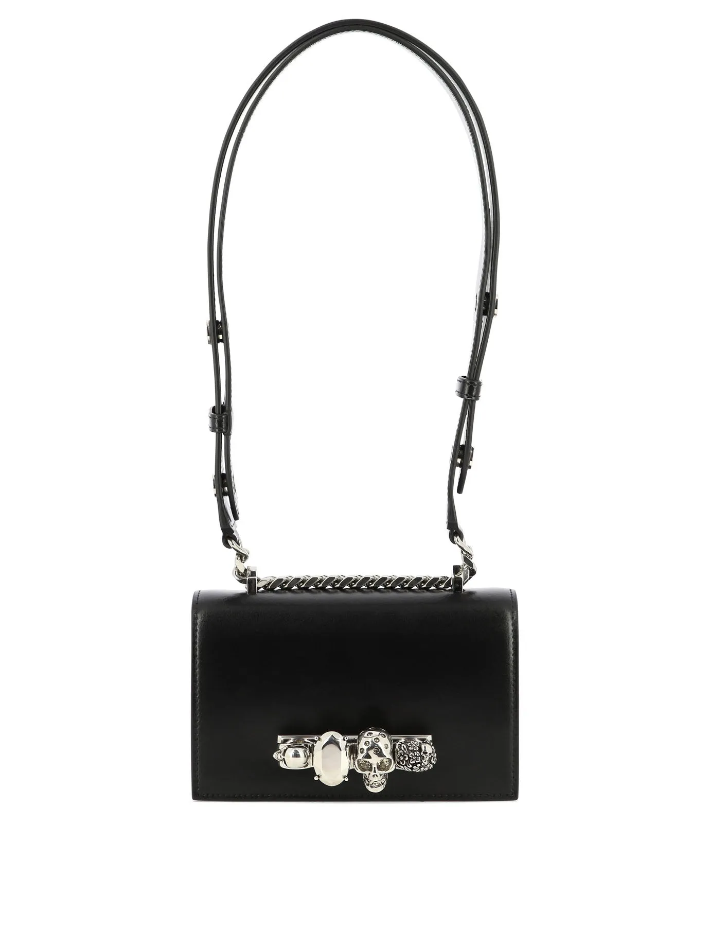 ALEXANDER MCQUEEN The Biker Mini Jewelled Crossbody Handbag