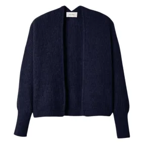 American Vintage East Navy Melange Cardigan