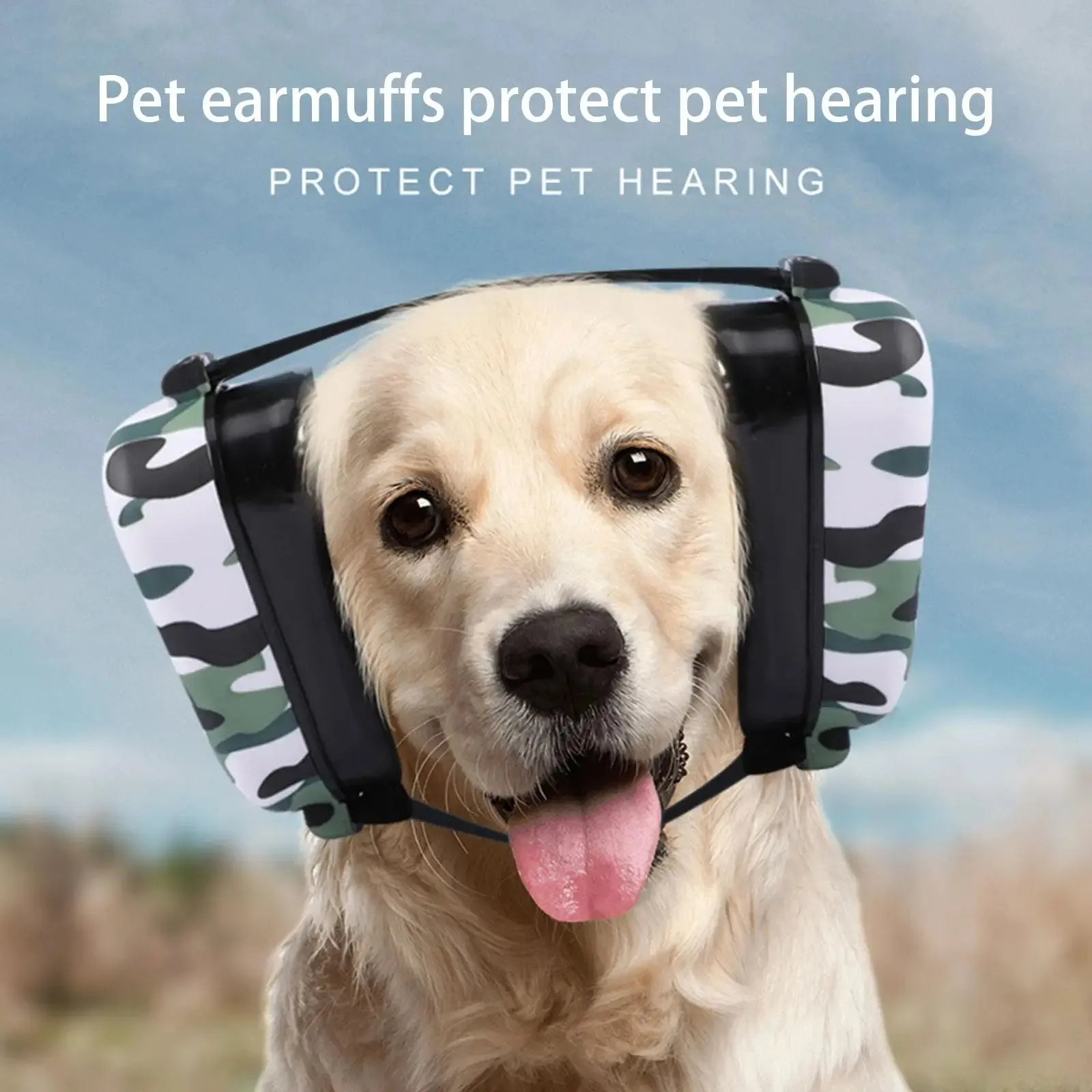 Anti-Noise Dog Earmuffs | Noise Reduction Hearing Protection | Adjustable Elastic Ear Covers for Fireworks & Thunder | Pet Supplies