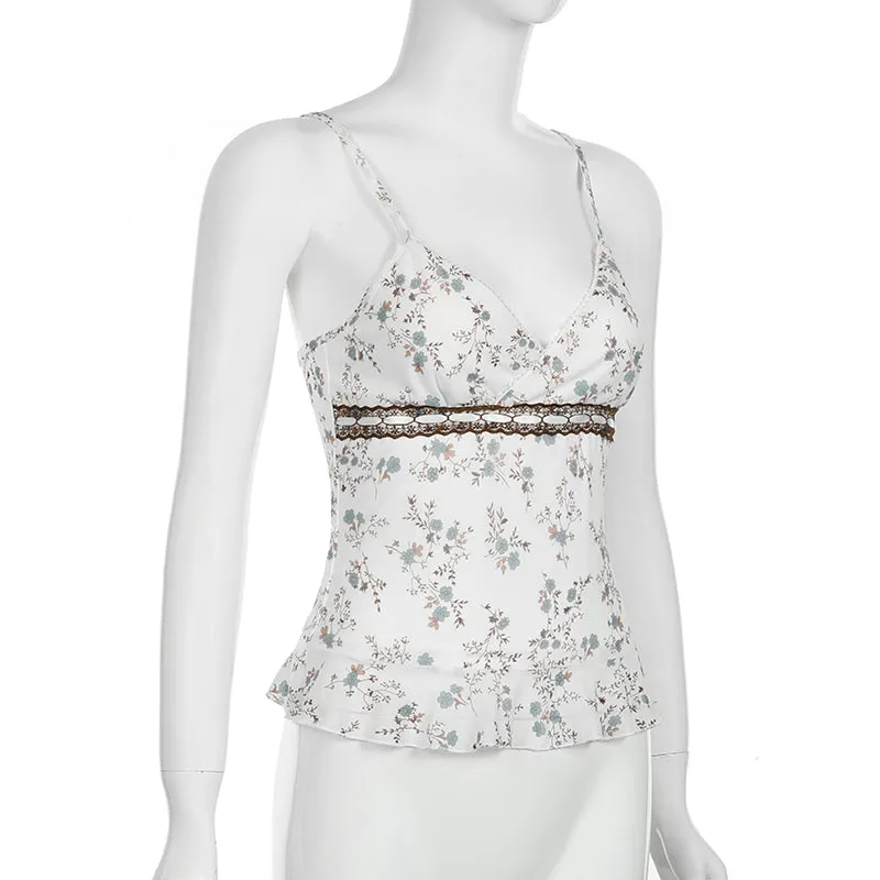 Aylin Mesh Floral Top