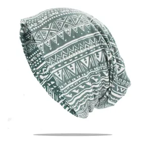 Aztec Beanie Tribal Slouch Hat Magic Hat Turns To Scarf Gaiter Skullie Winter Stocking Cap Available In 14 Different Prints! Camouflage Leopard Floral Lemons Paisley You Choose