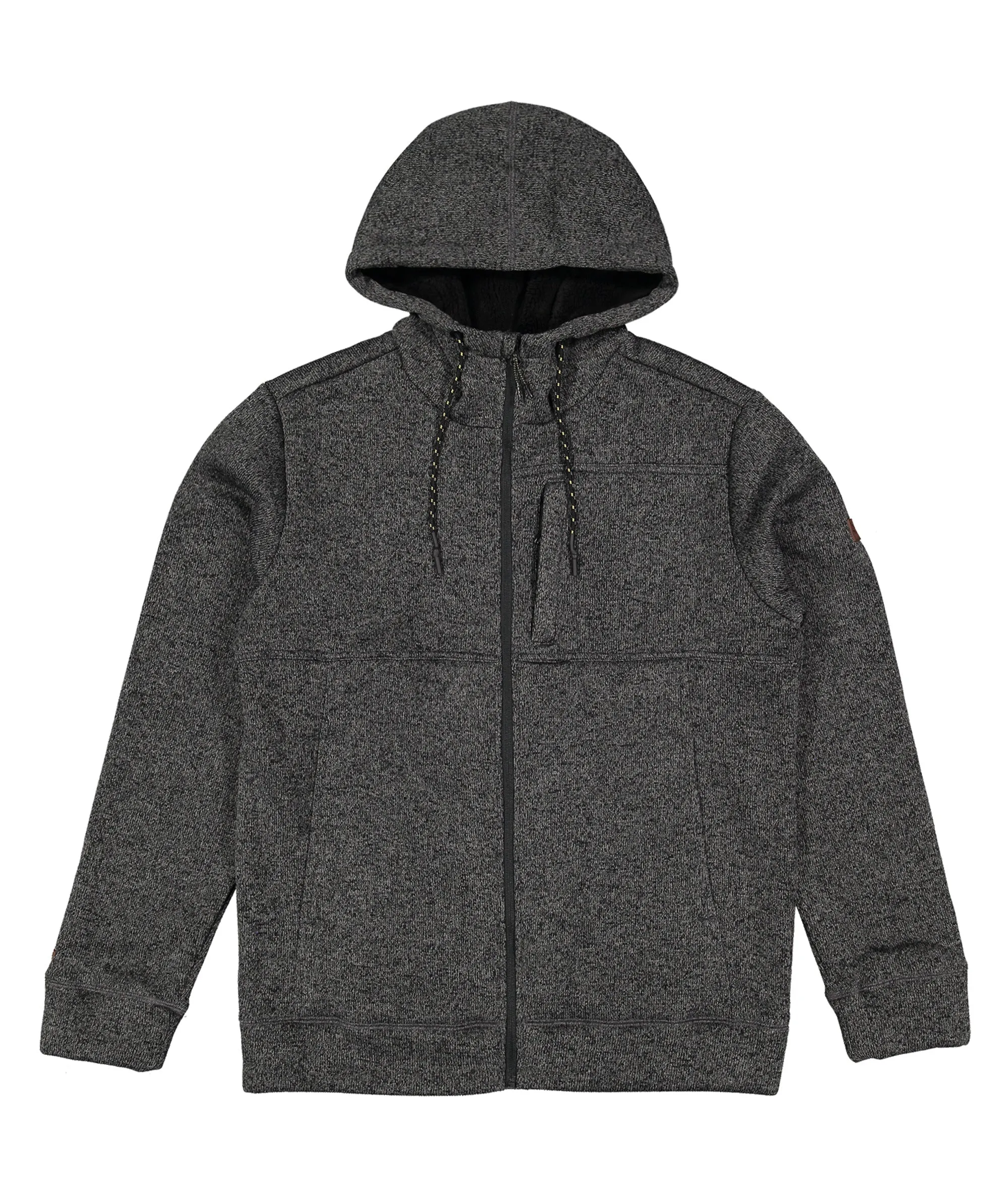 Billabong Boundary Sherpa Zip Jacket - Black Heather