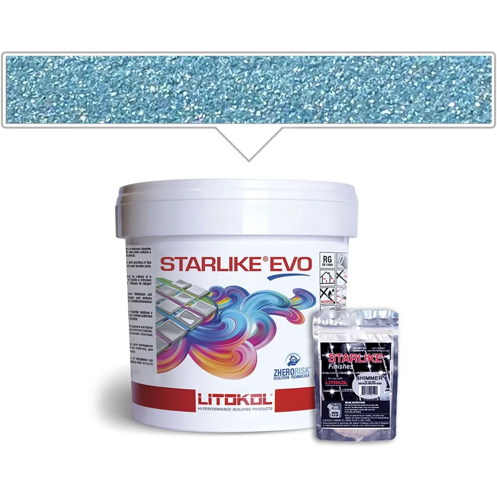 Blue Denim EVO 340, 5.5lb Pail - Tile Grout