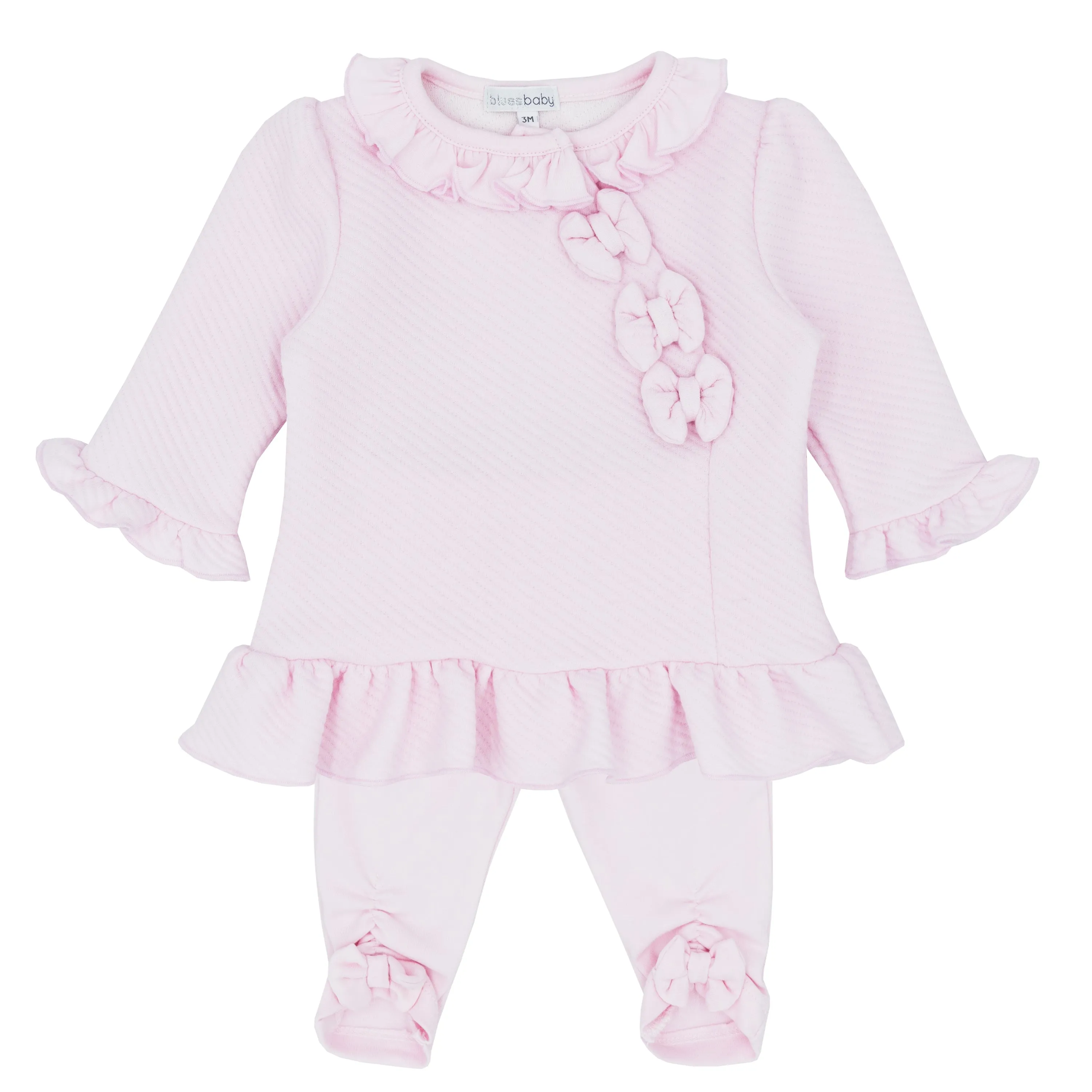 Blues Baby Girls Pink Amarante Collection Tunic & Leggings Set