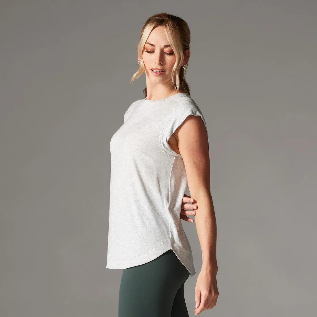 Cap Sleeve Muscle Tee