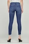 CELLO Mid Rise Pull On Crop Skinny Rolled Hem