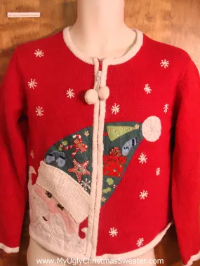 Child Jolly Santa Cheesy Christmas Sweater