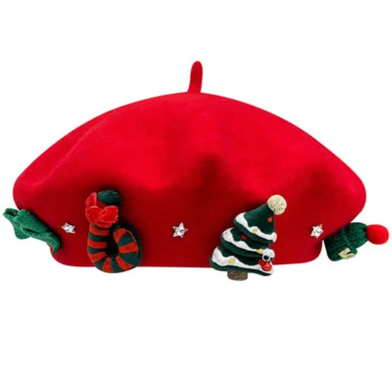 Christmas Beret Hats