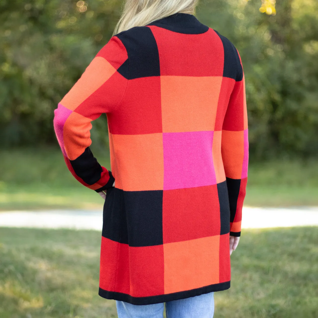 Color Block Cardigan