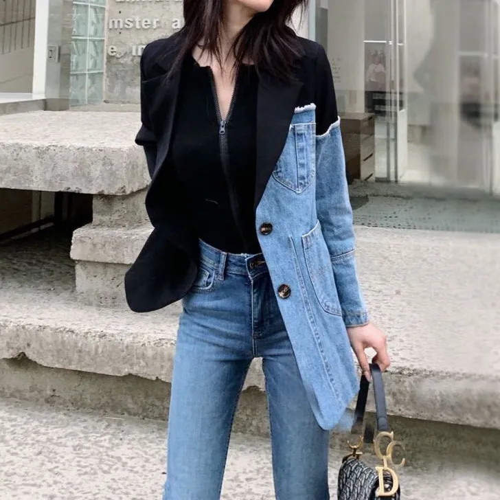 Duo Denim Blazer Jacket