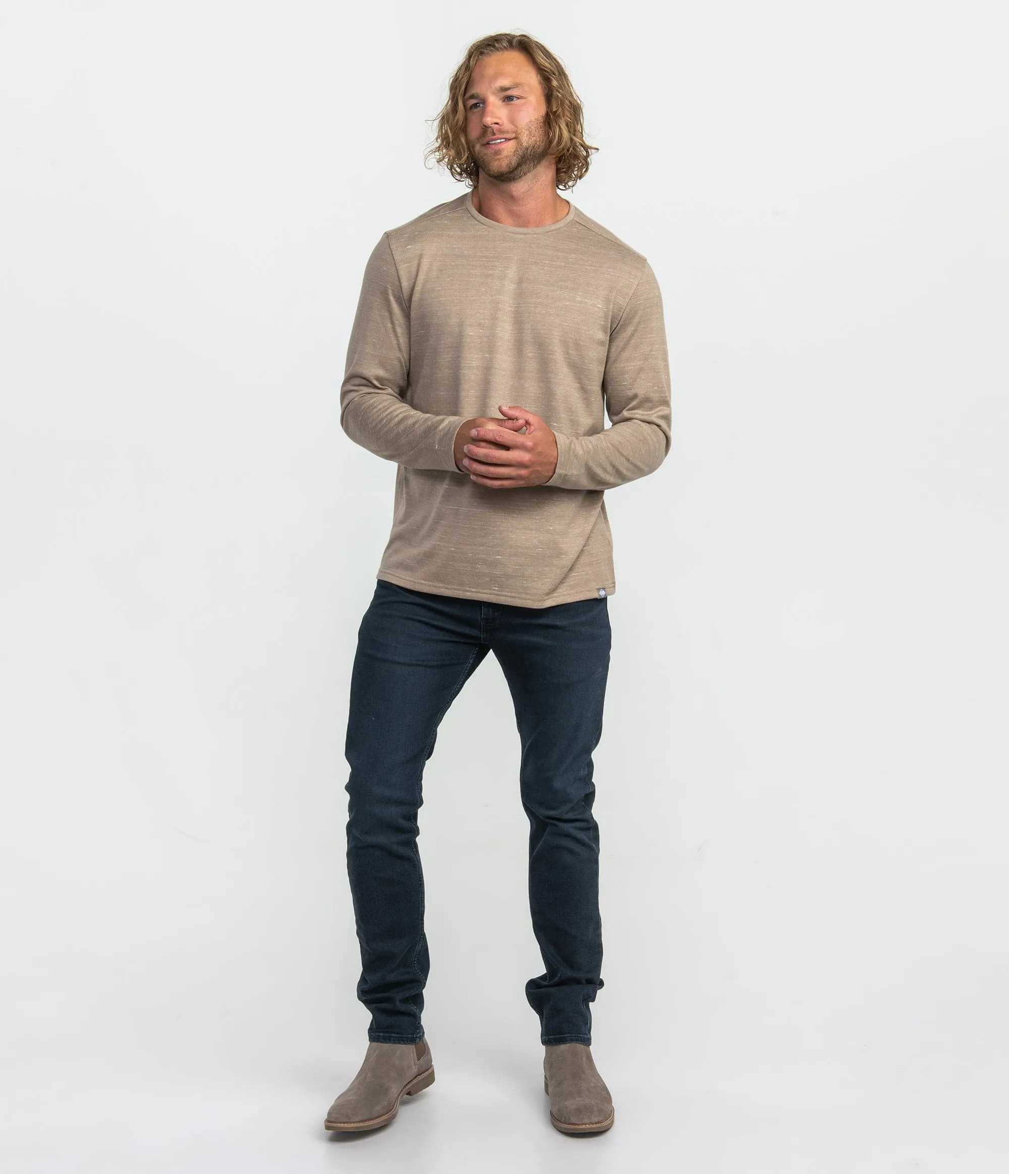 Elevated Layering Crewneck - Ridgeline