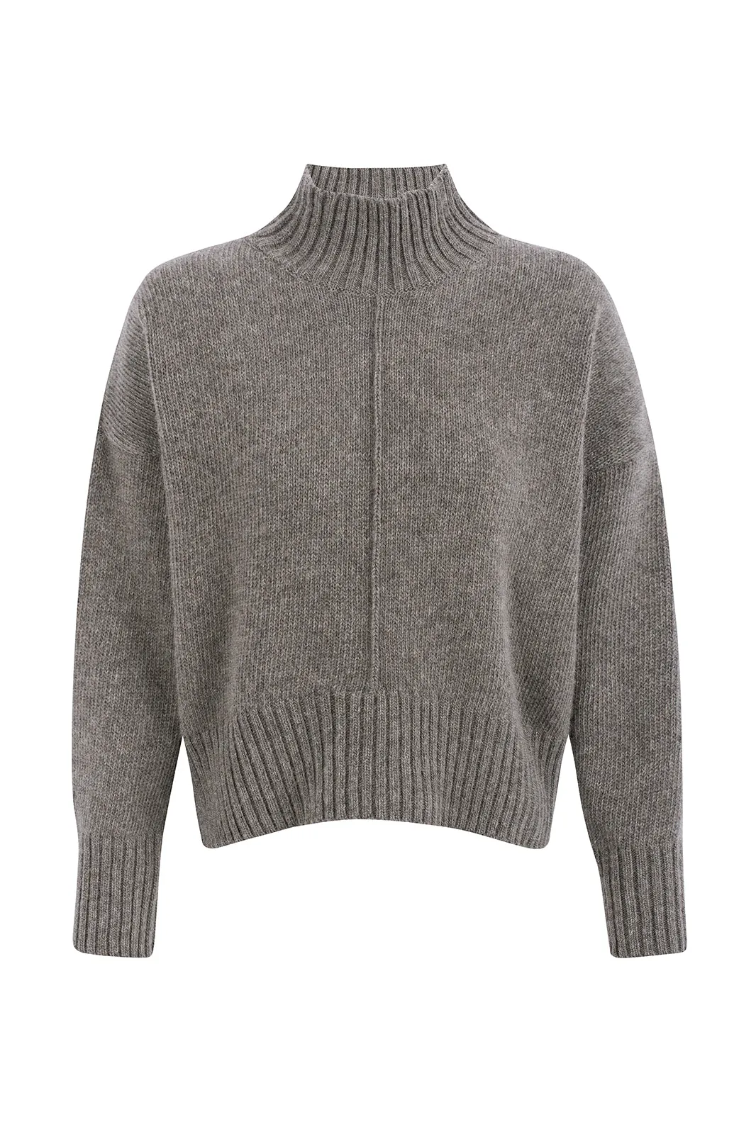 Emma Brown Alpaca Mockneck