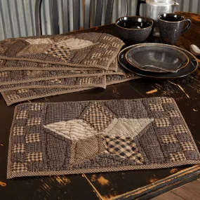 Farmhouse Star Quilted Placemat - Set of 6