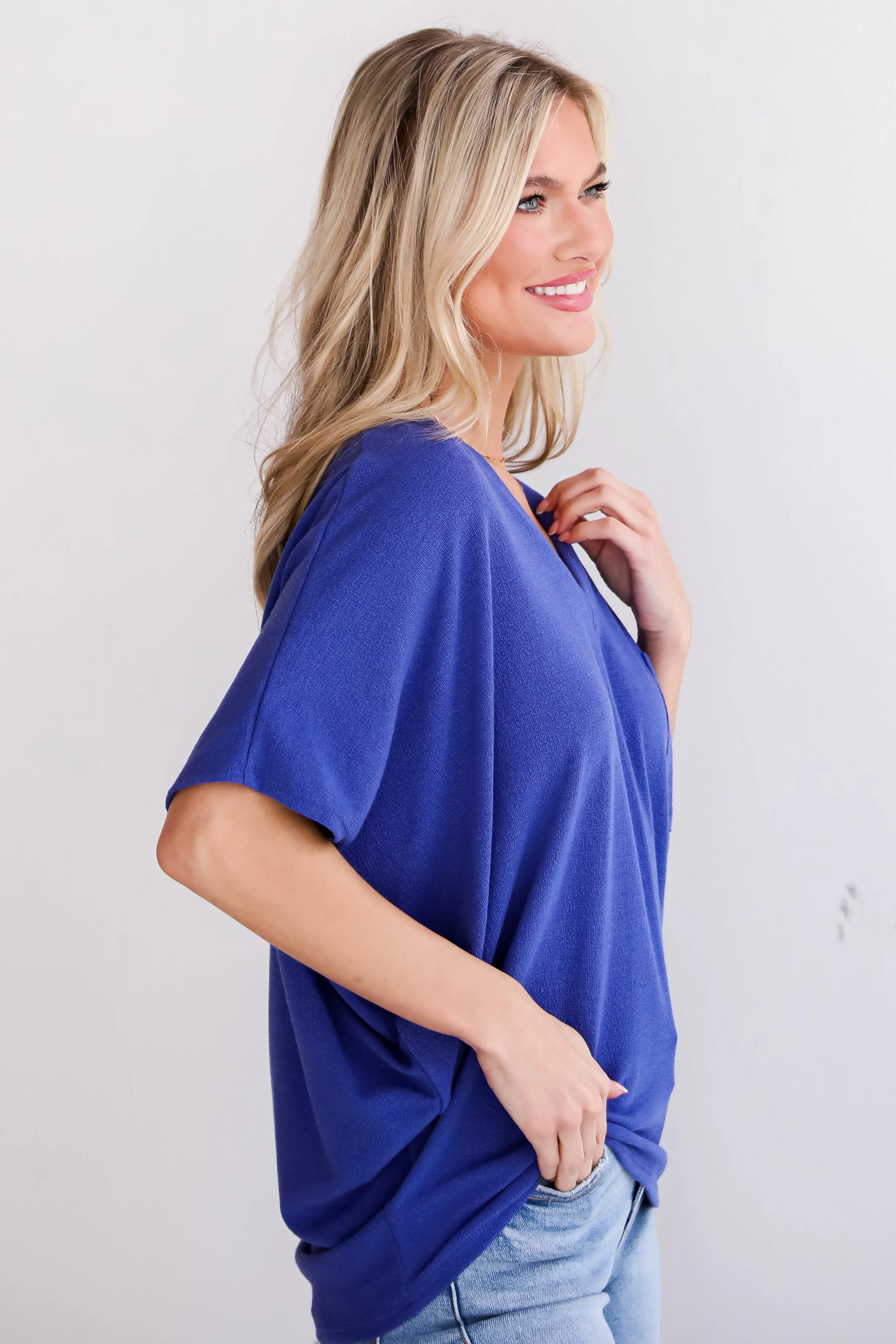 FINAL SALE - Ellie Lightweight Knit Top - DU DEAL