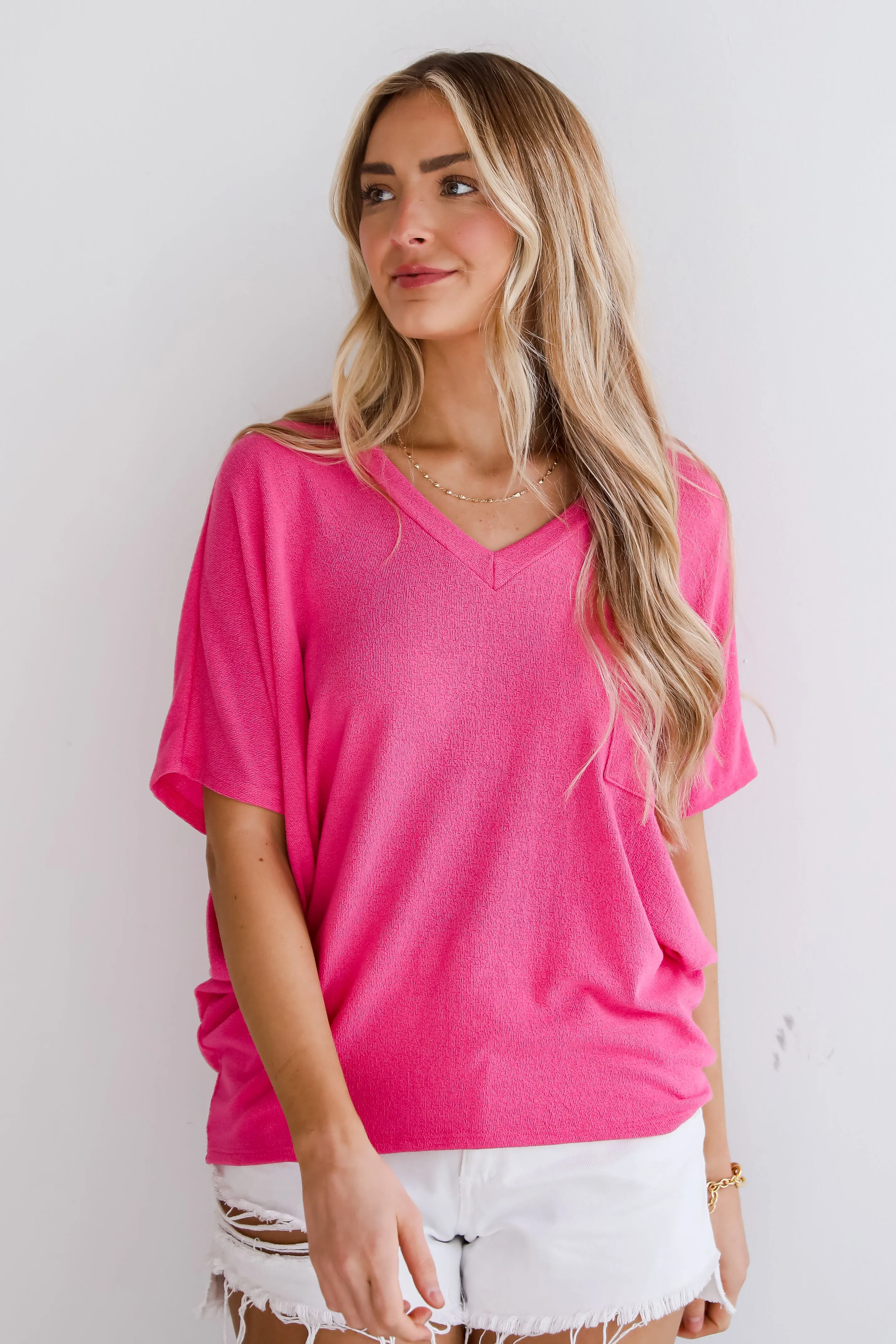 FINAL SALE - Ellie Lightweight Knit Top - DU DEAL