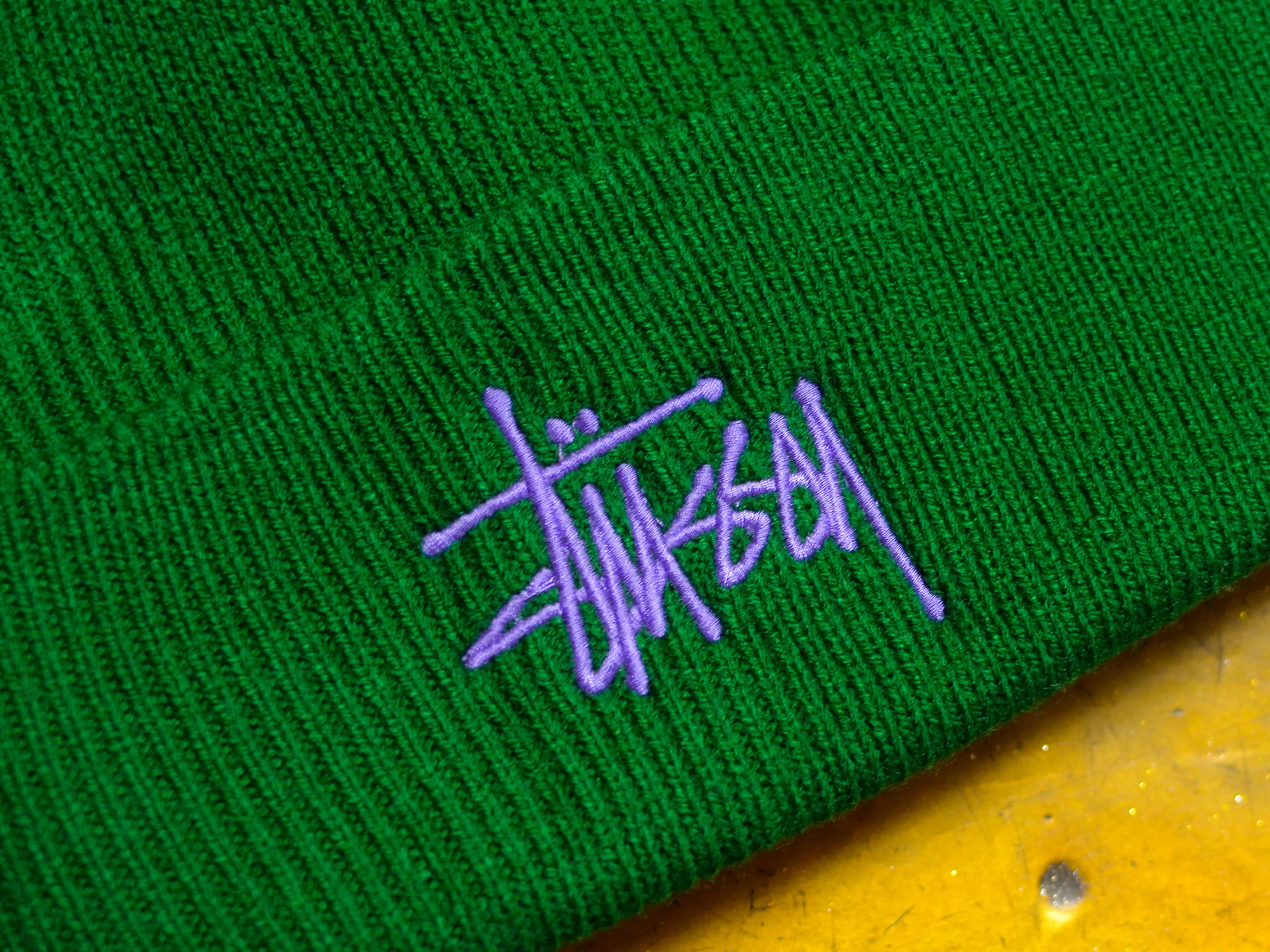 Graffiti Tall Beanie - Fern