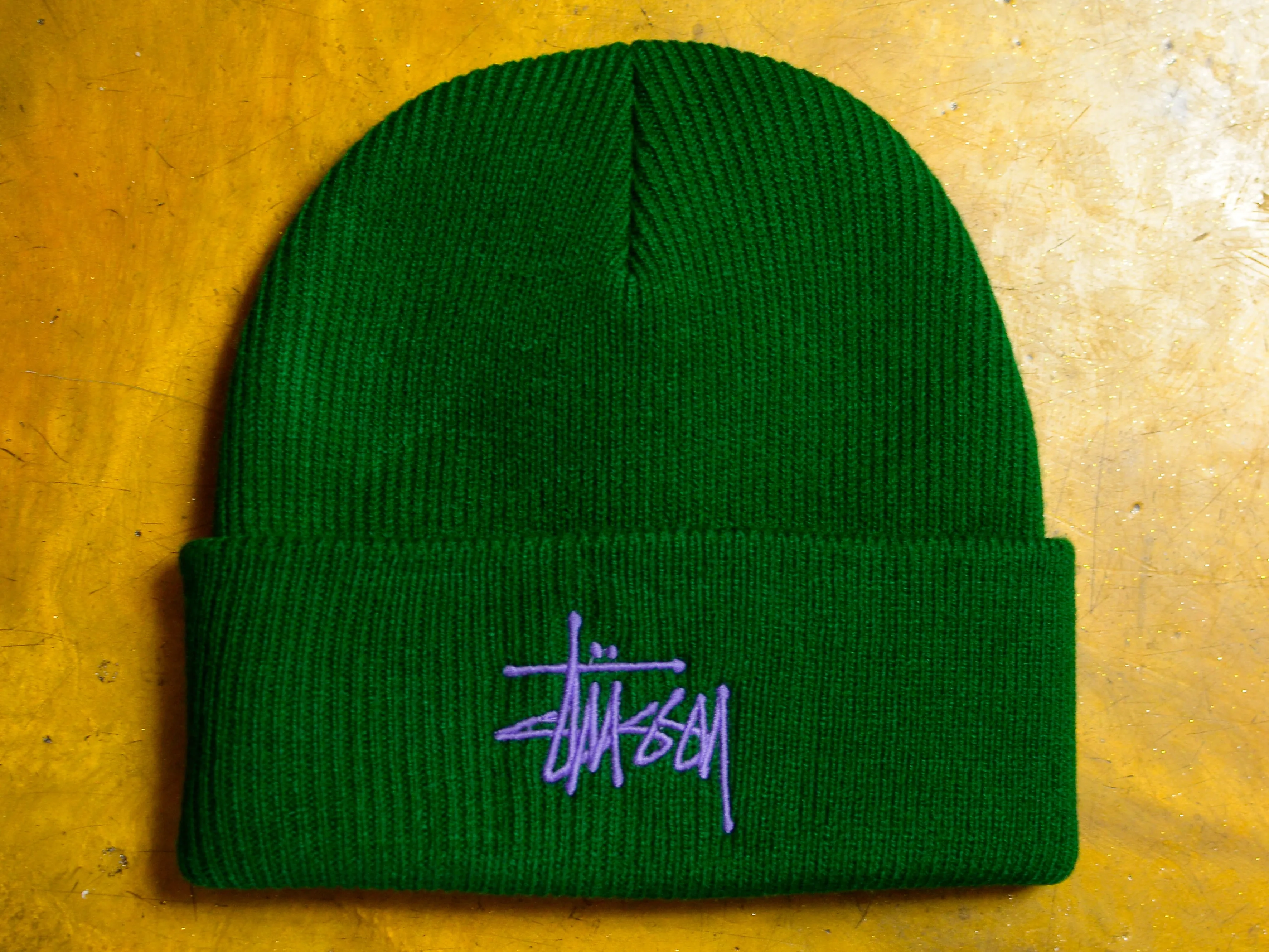 Graffiti Tall Beanie - Fern