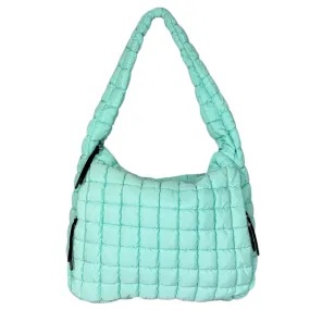 GZ-4171 Puffer Quilted Handbag Mint