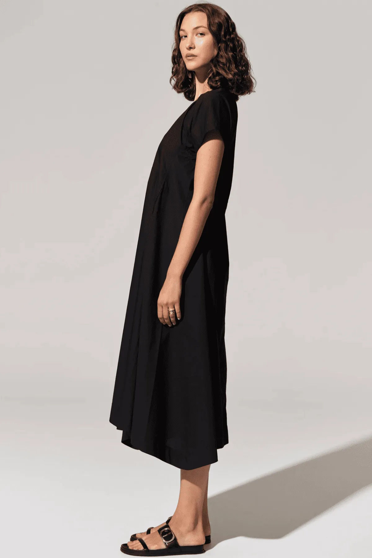 HARLYN TULIP DRESS BLACK