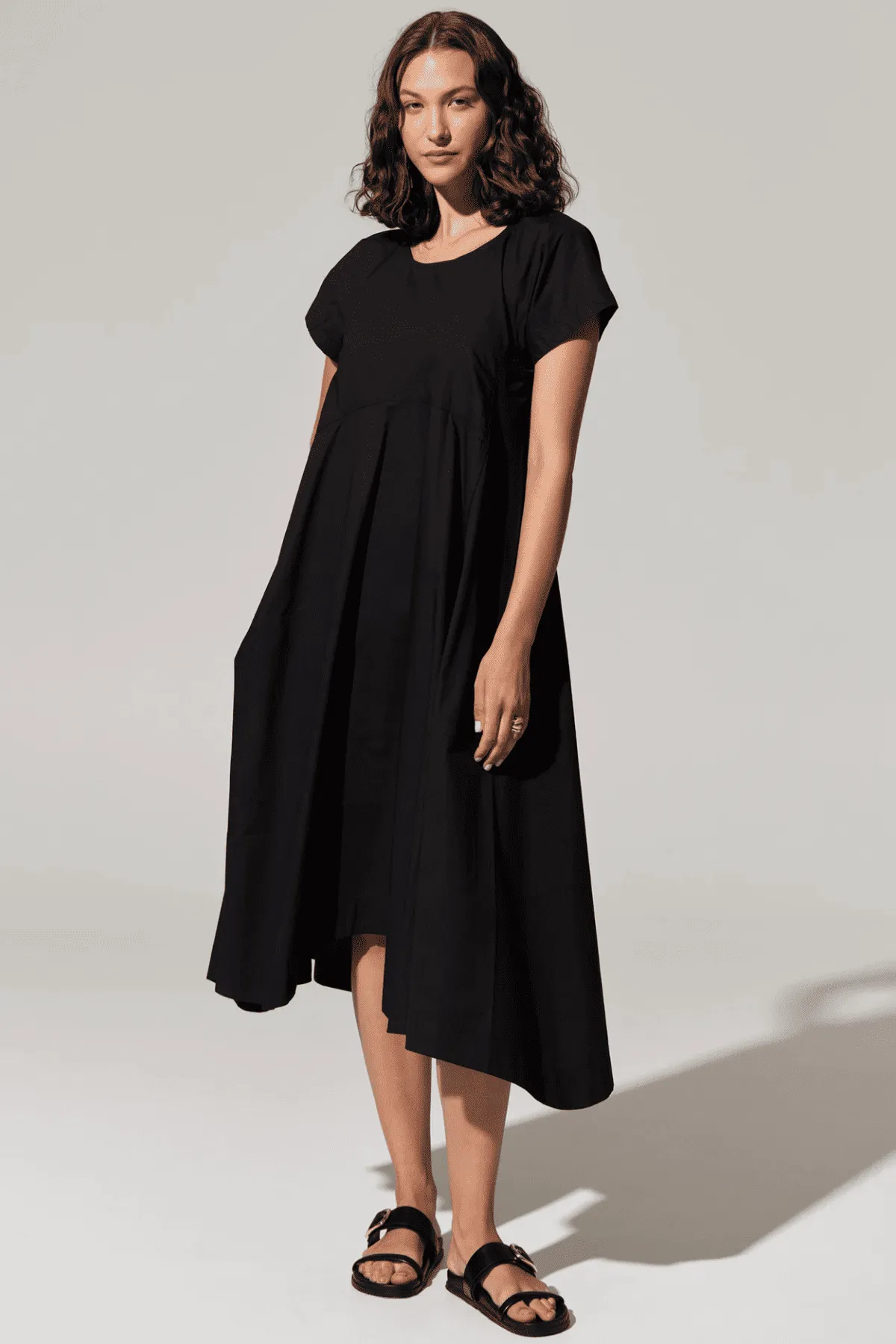 HARLYN TULIP DRESS BLACK