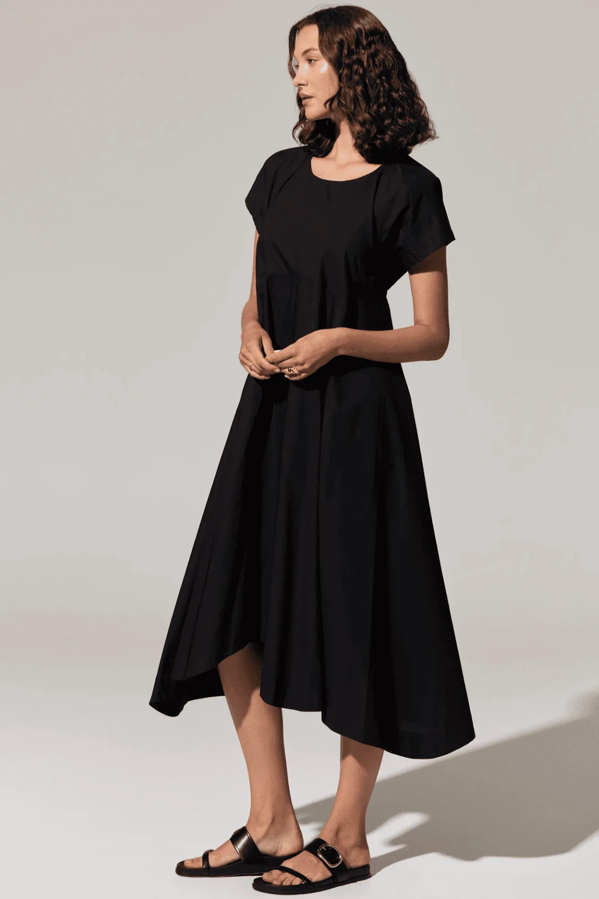 HARLYN TULIP DRESS BLACK