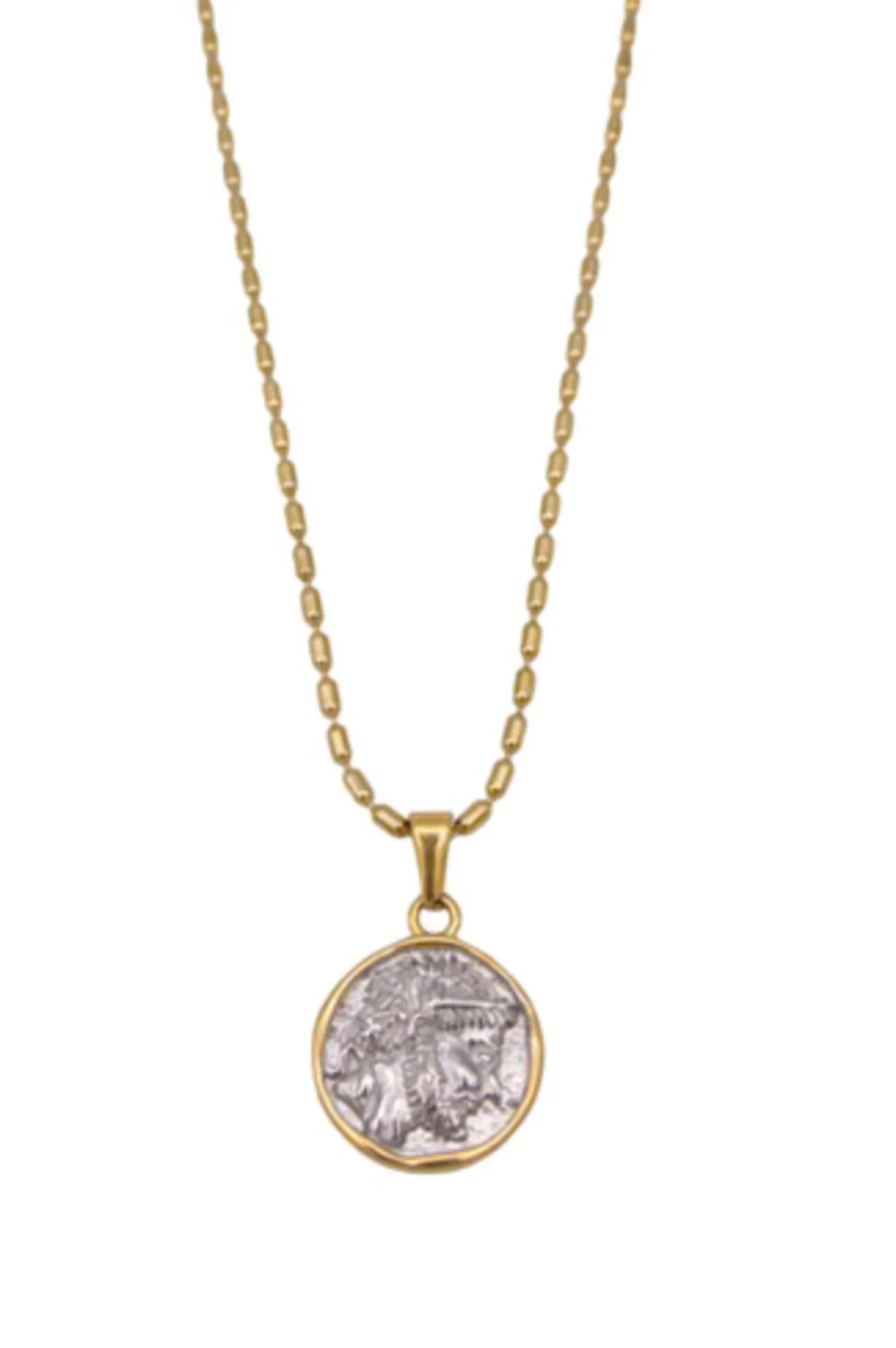 In Charge Coin Necklace