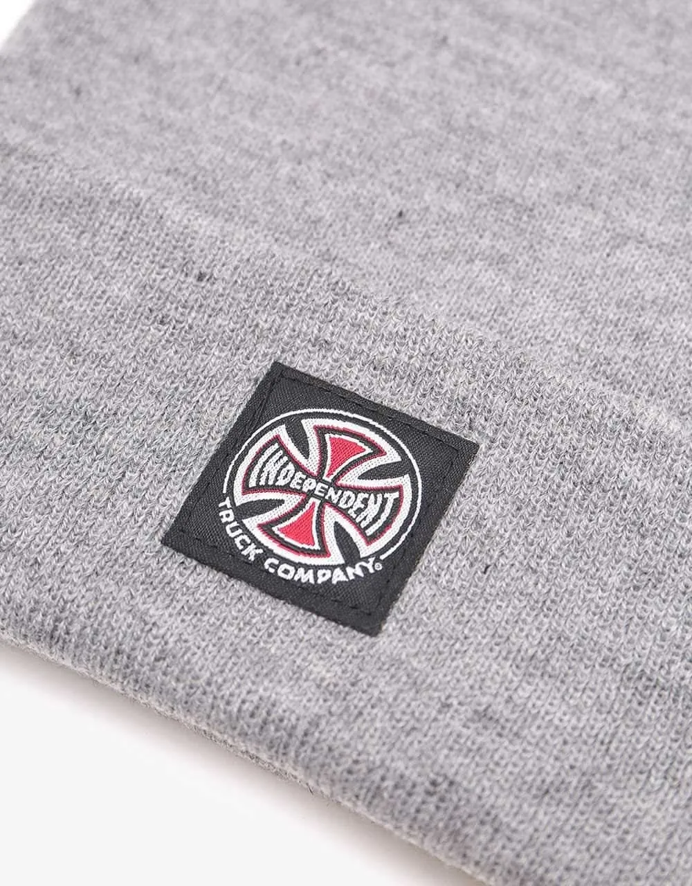 Independent T/C Label Beanie - Athletic Heather