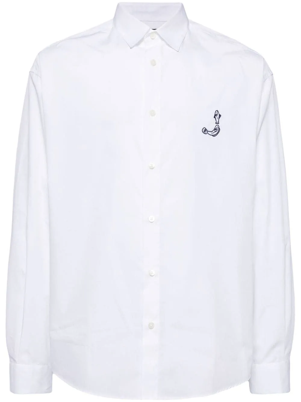 JACQUEMUS Crisp Cotton Logo Shirt