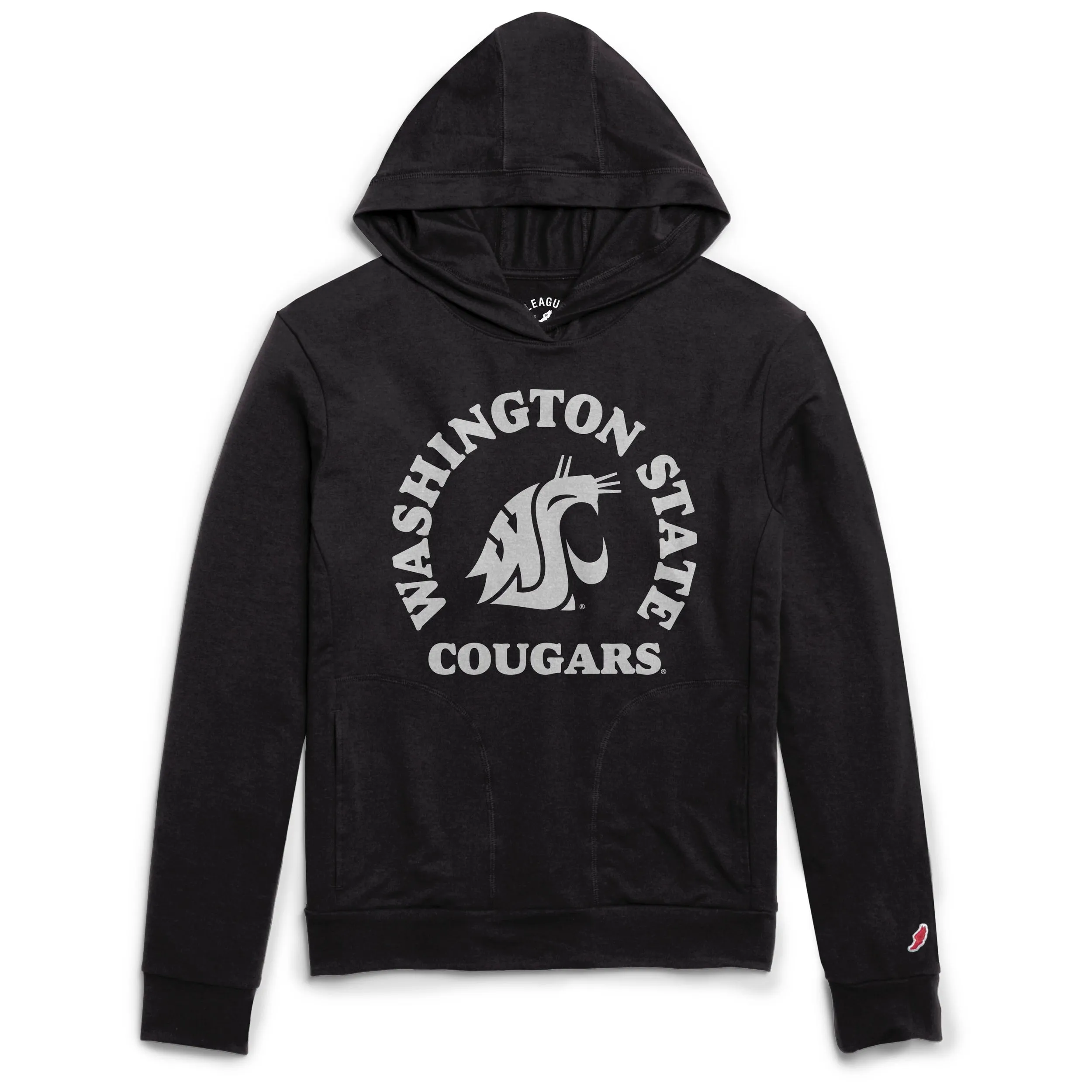 League Unisex Black Washington State Hoodie