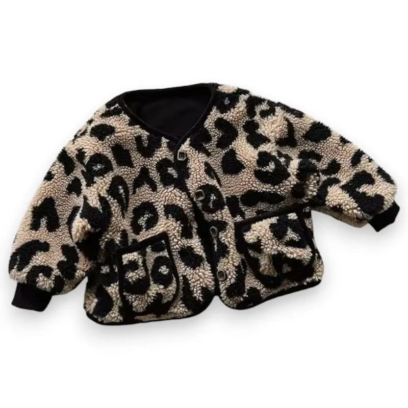 Leopard Chic Sherpa Jacket