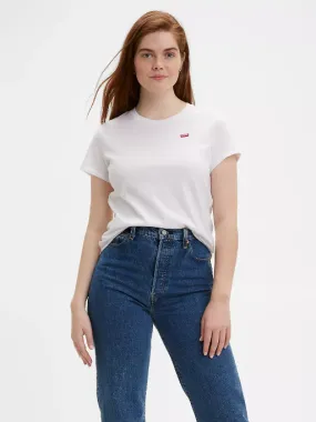 Levi's maglietta manica corta da donna Logo Piccolo 391850006 bianco