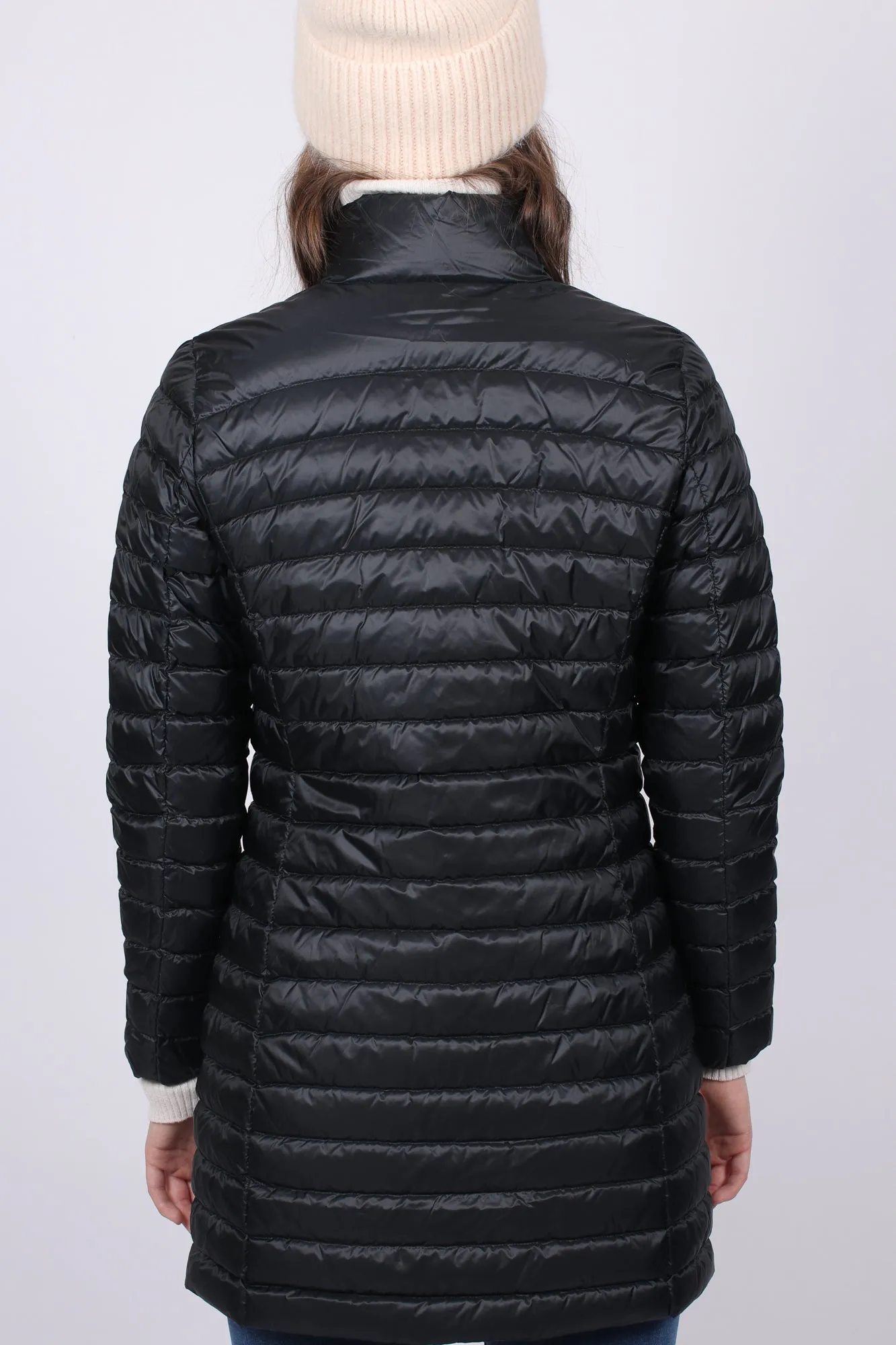 Light Down Coat - Black