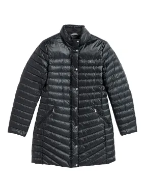 Light Down Coat - Black