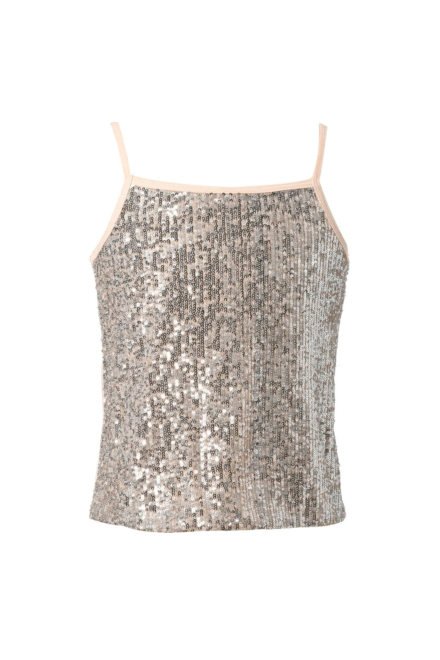 Little Girl's Trendy Luxe Sequin Cami Top