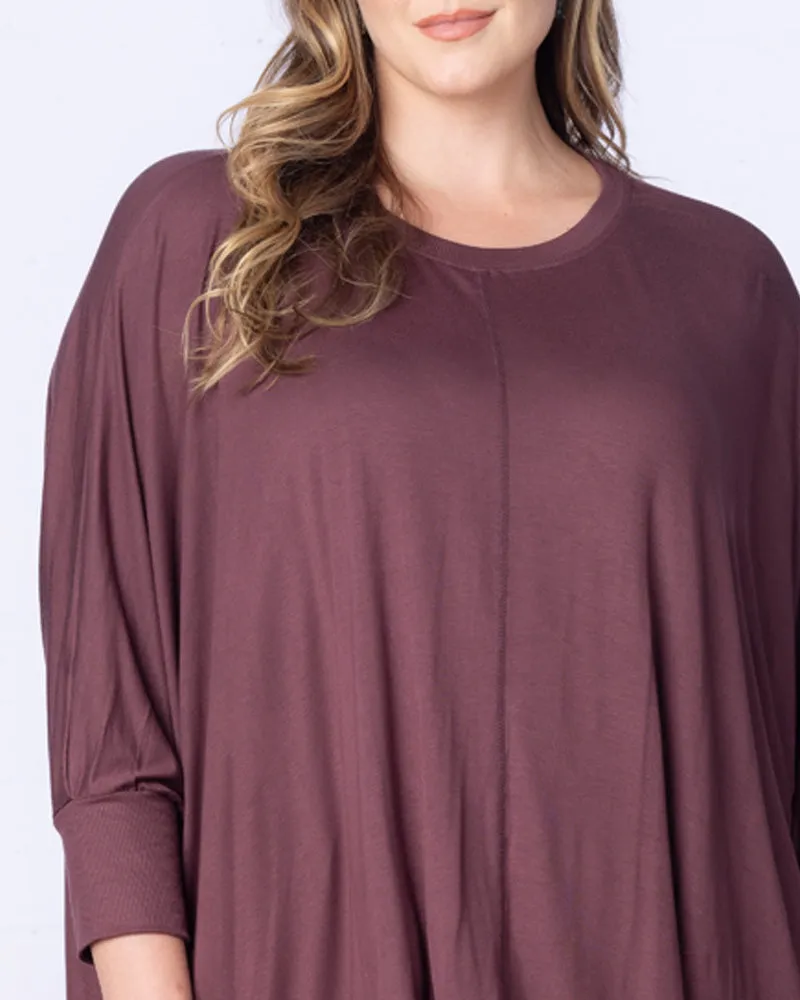 Long Sleeved Hi-Lo Cape Tunic Top - Sale!