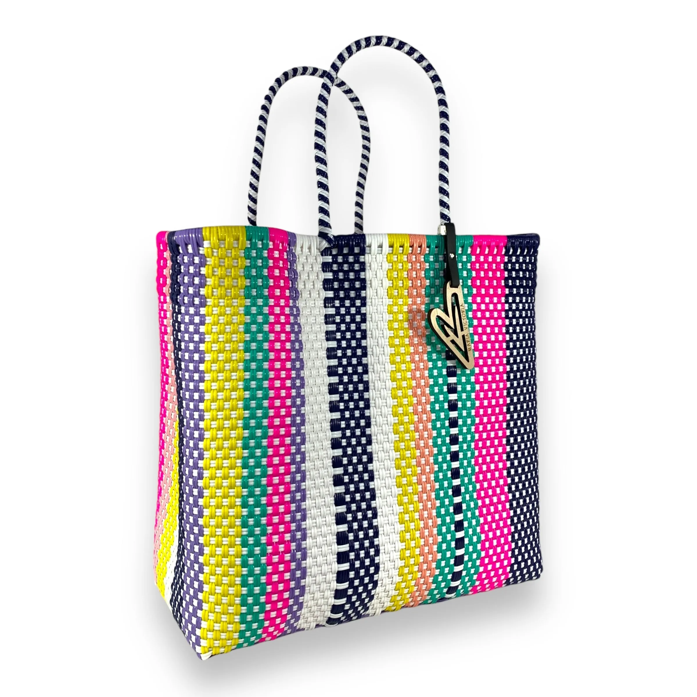 Maria Victoria | Alluring Tote | Upcycled, Handwoven, Multicolor Tote