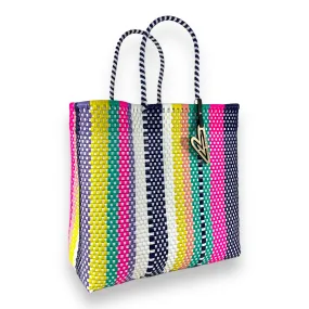 Maria Victoria | Alluring Tote | Upcycled, Handwoven, Multicolor Tote