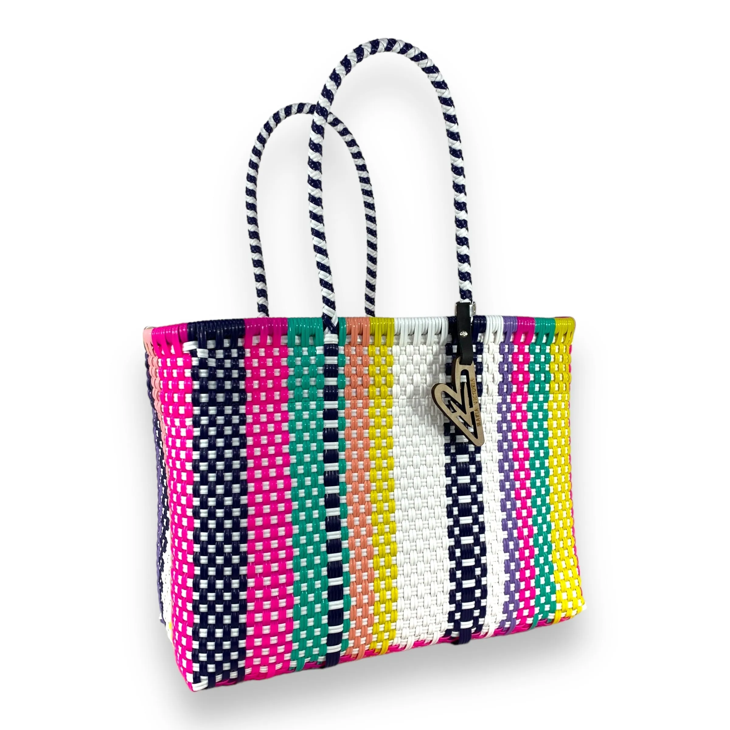 Maria Victoria | Alluring Tote | Upcycled, Handwoven, Multicolor Tote