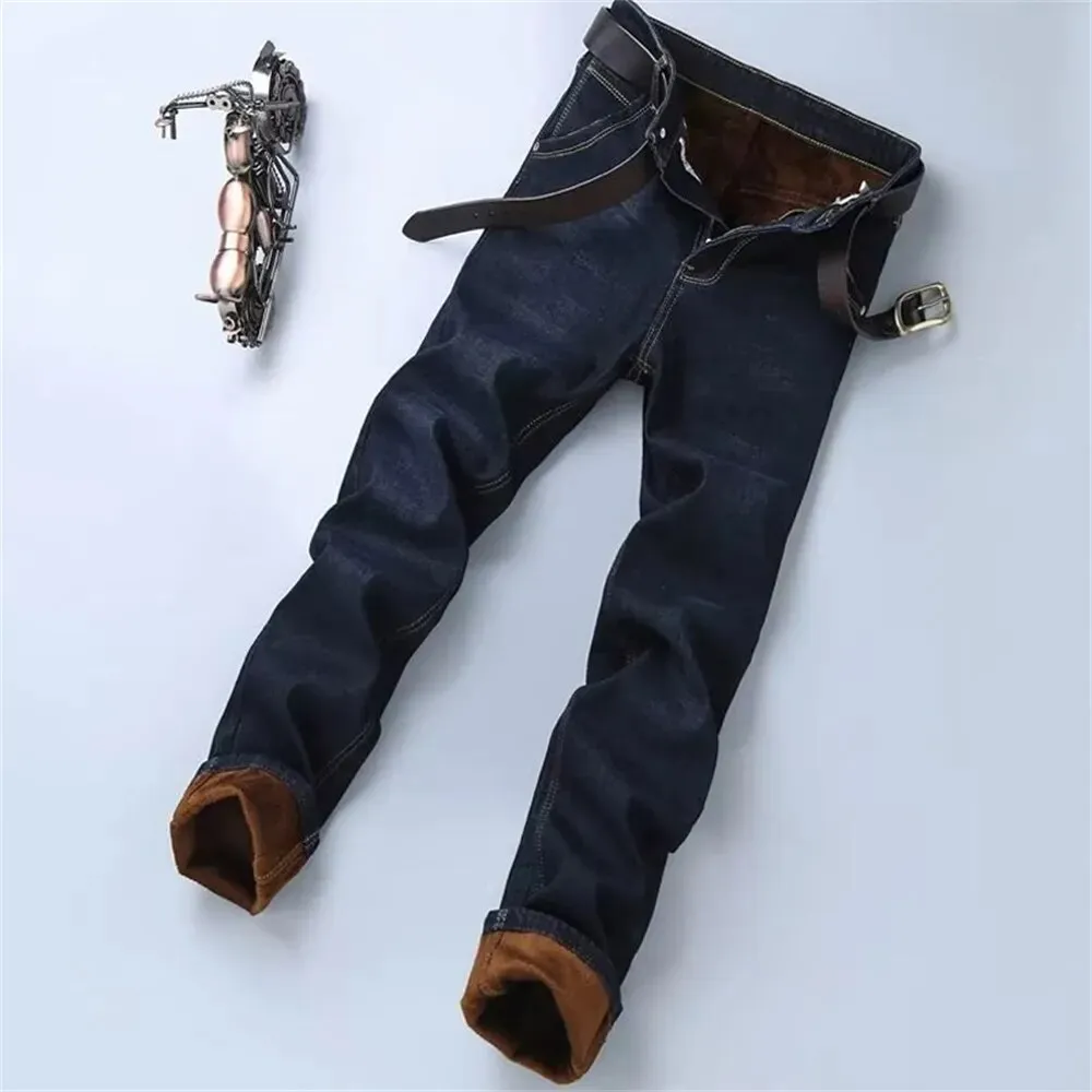 Men Winter Jeans Stretch High Quality Casual*