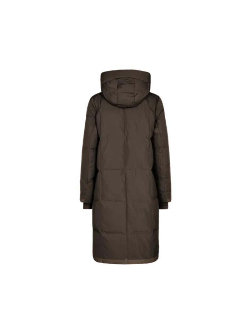 MMNova Square Down Coat - Slate Black - Mos Mosh