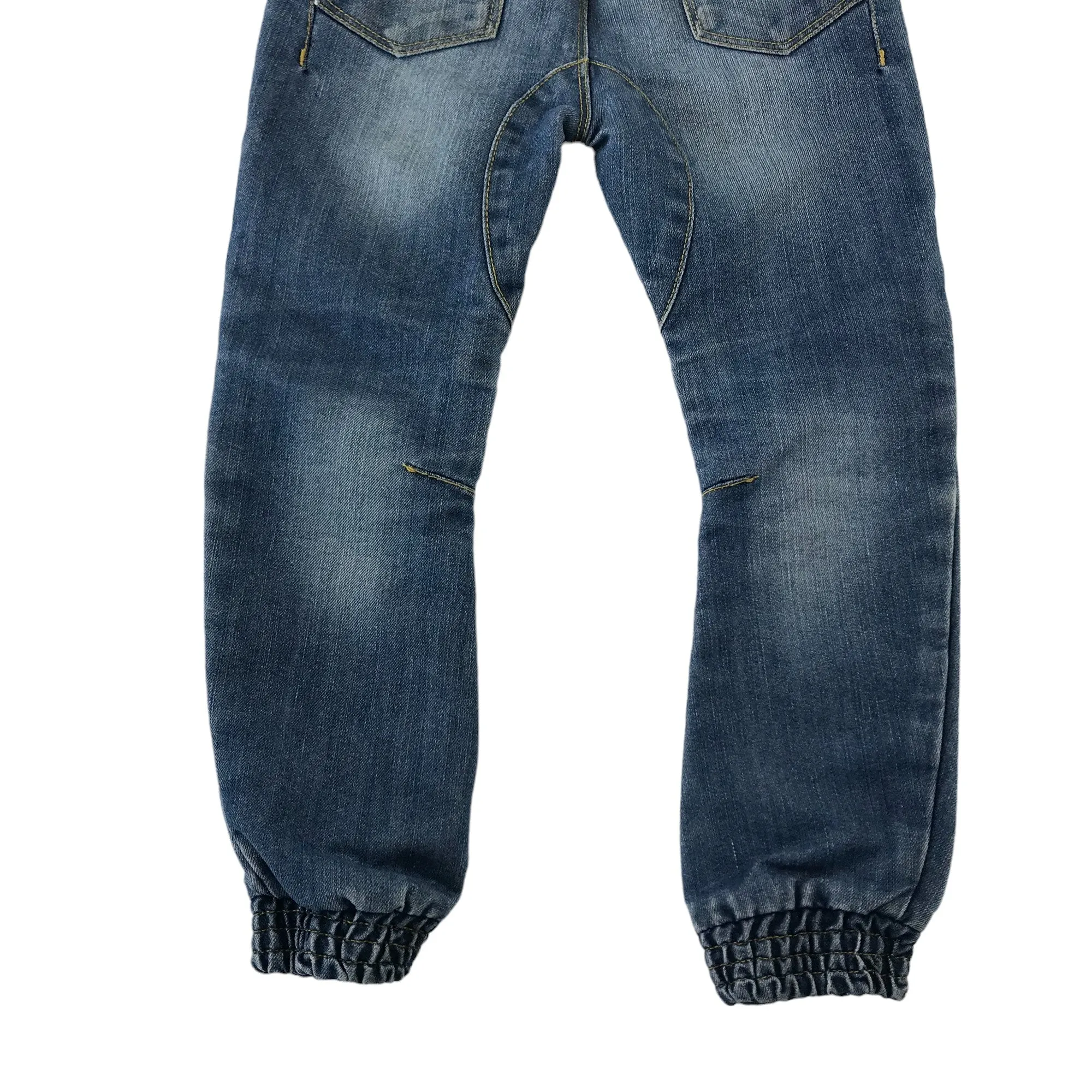 Mothercare jeans 6 years blue denim pull up jogger style