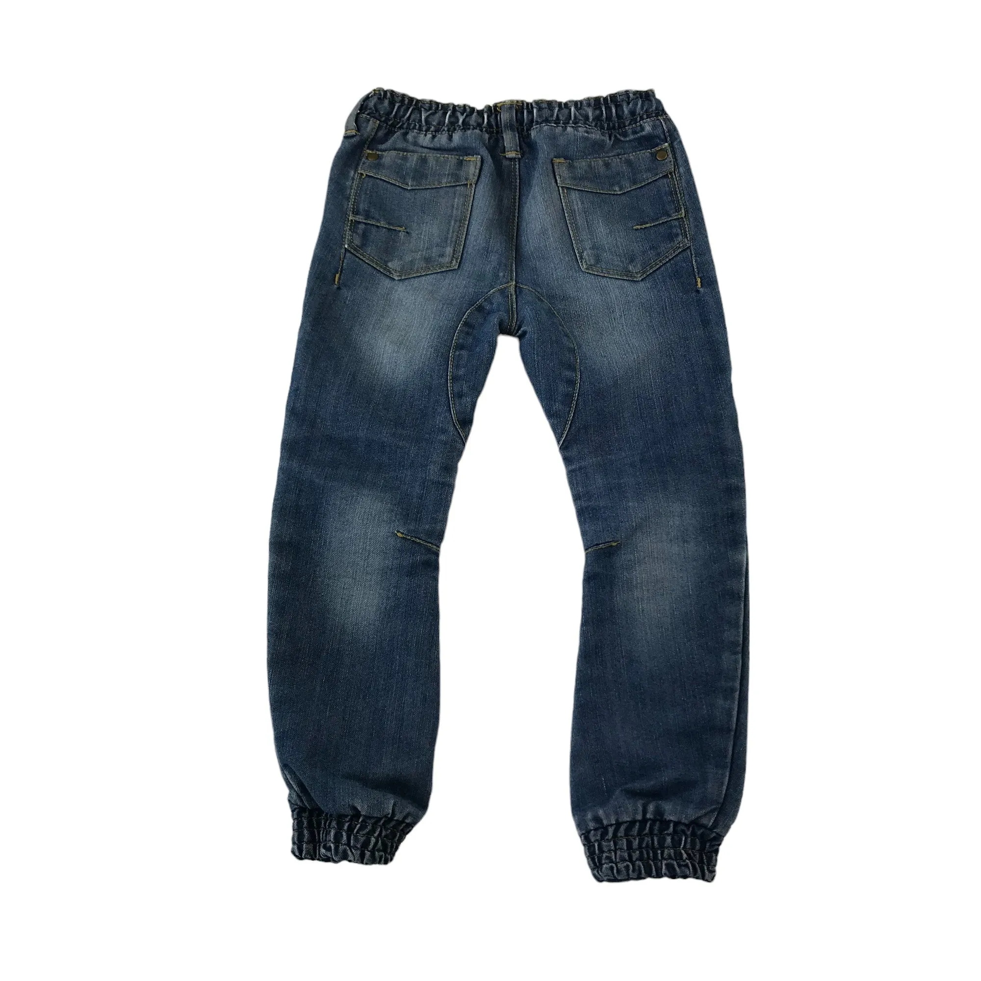 Mothercare jeans 6 years blue denim pull up jogger style