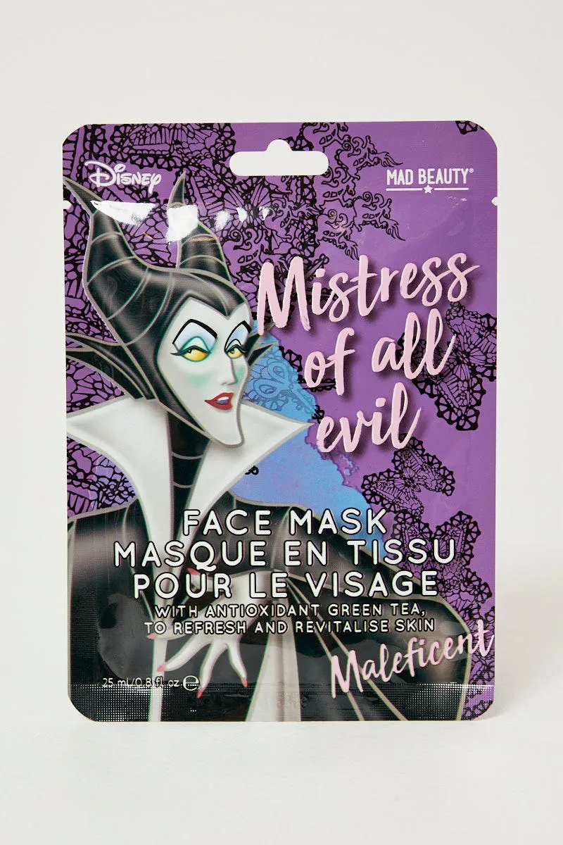 Multi Disney Villians Maleficent Face Mask