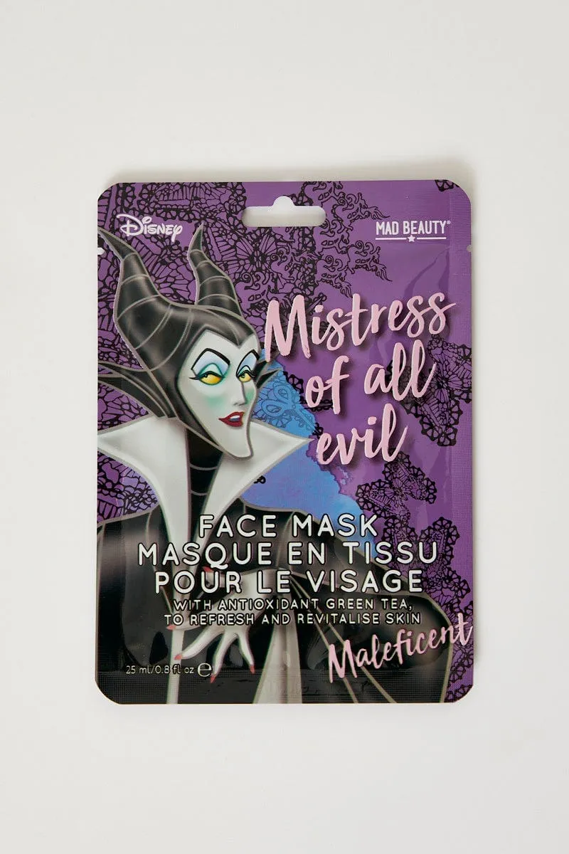 Multi Disney Villians Maleficent Face Mask