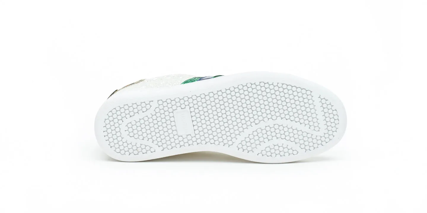 My Fashion Tribu x Serafini J.Connors White Glitter Trainers