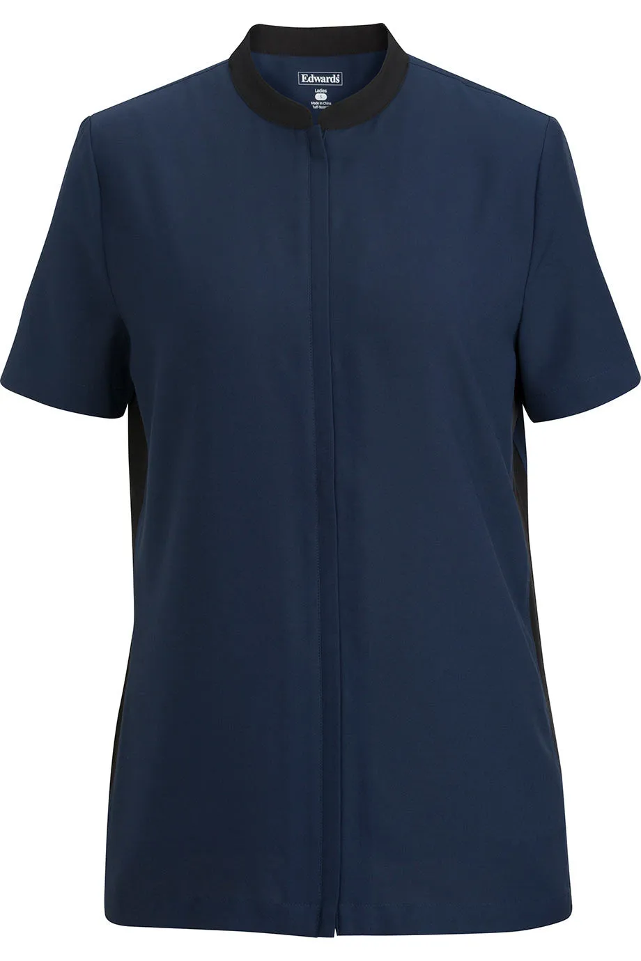 Navy Housekeeping Full-Zip Tunic