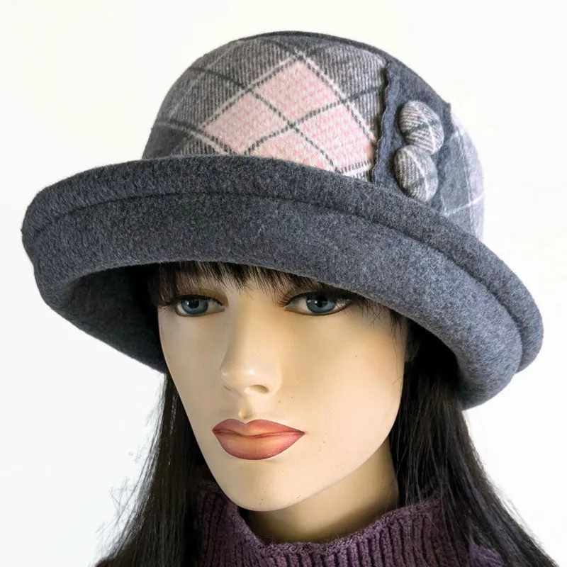 Niagara Fashion Bucket Hat, bucket style with deep adjustable brim and button trim